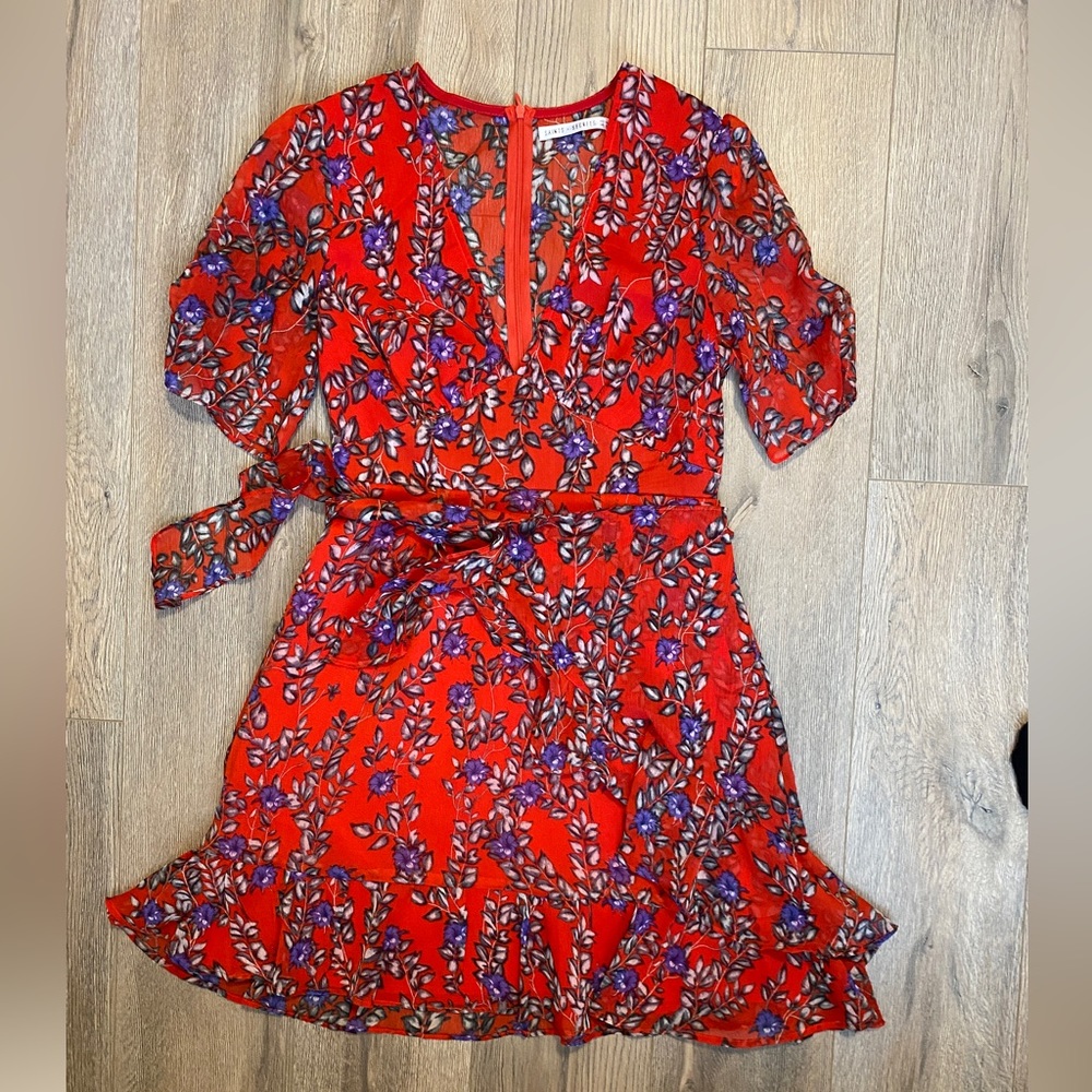 Flowered mini dress perfect for all occasions